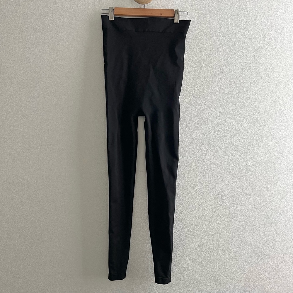 Blanqi Black High Rise Everyday Maternity Leggings